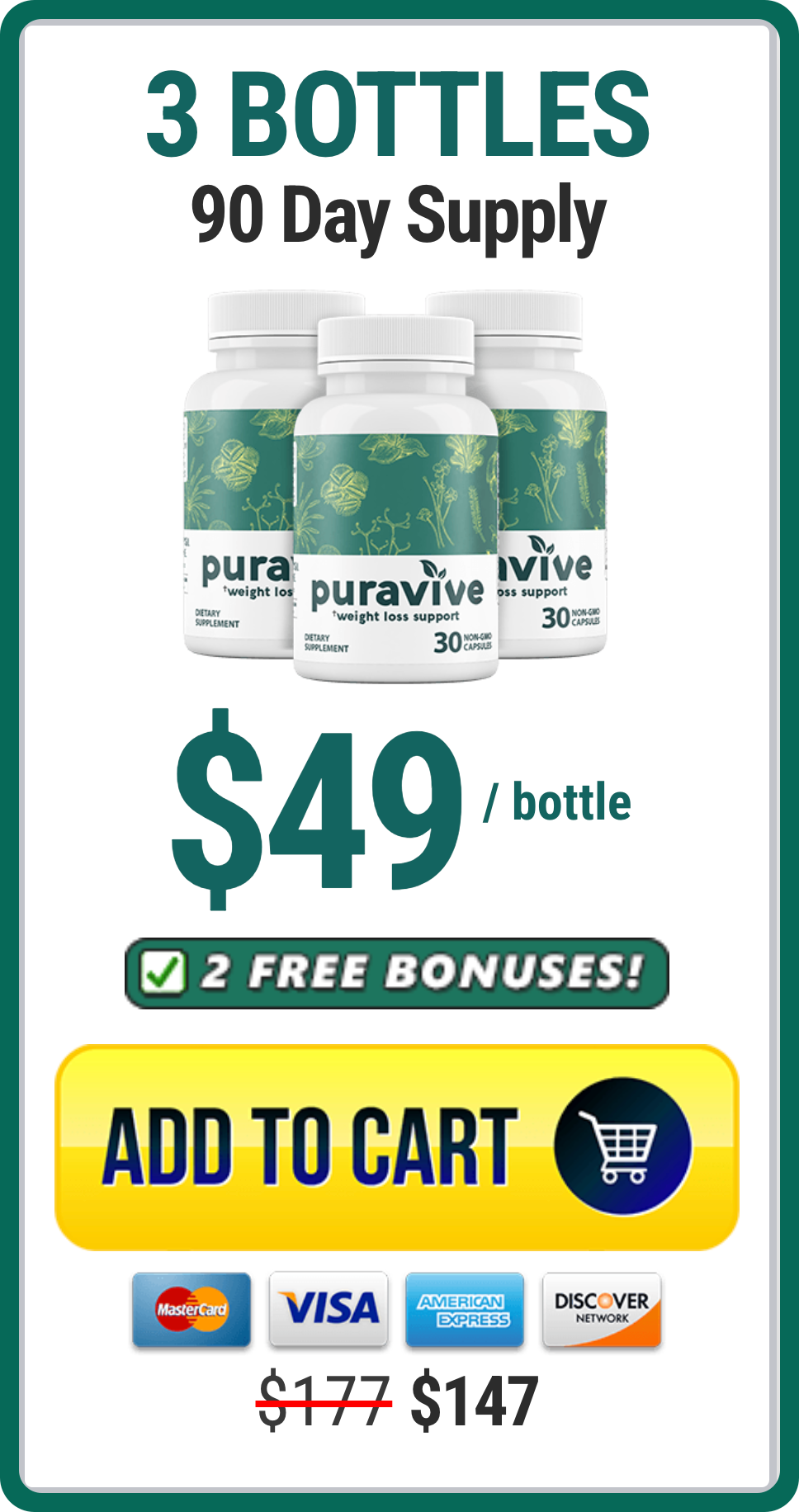 Puravive™ - 3 Bottle