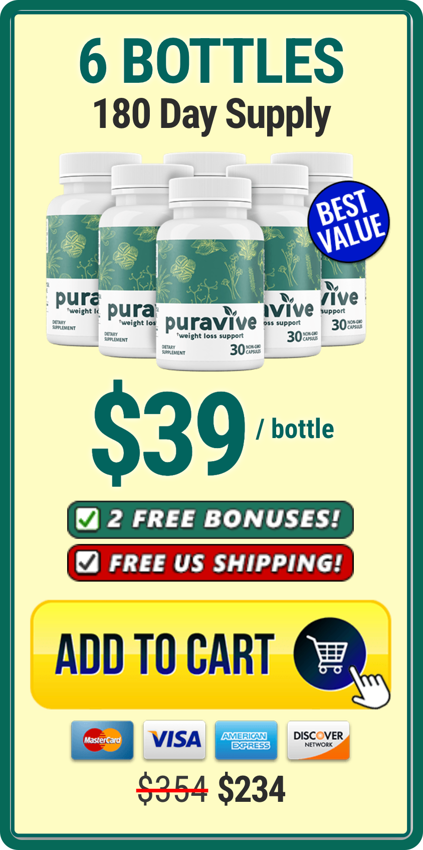 Puravive™ - 6 Bottle